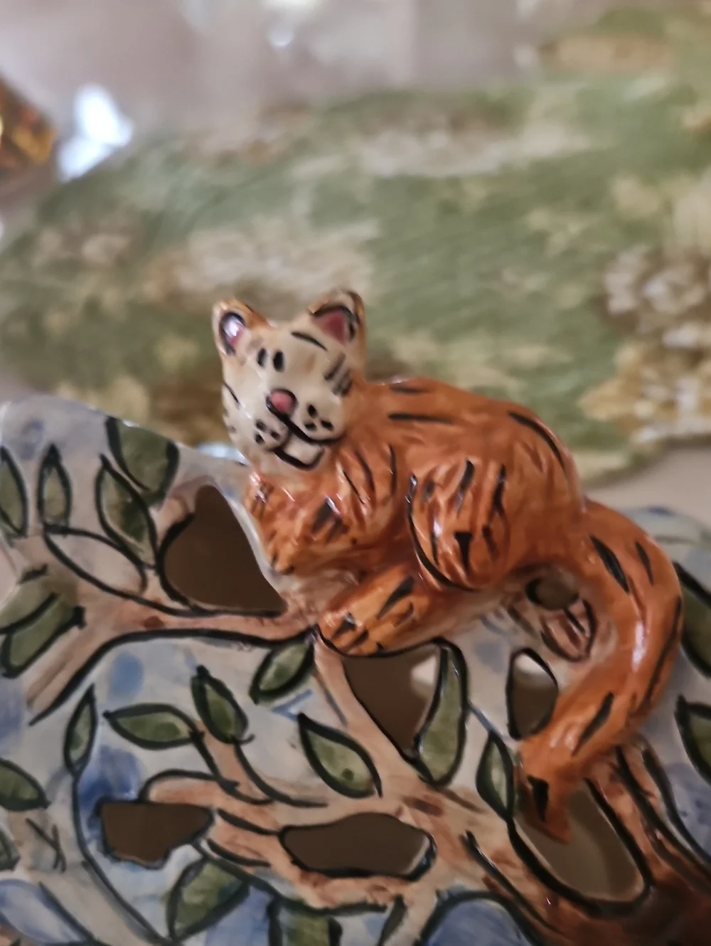 Blue Sky Clayworks KITTYS TREE HOUSE 2002 put Candle Under Heather Goldminc